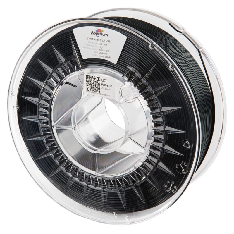 Filament Spectrum ASA 275 1.75mm DEEP BLACK 1kg