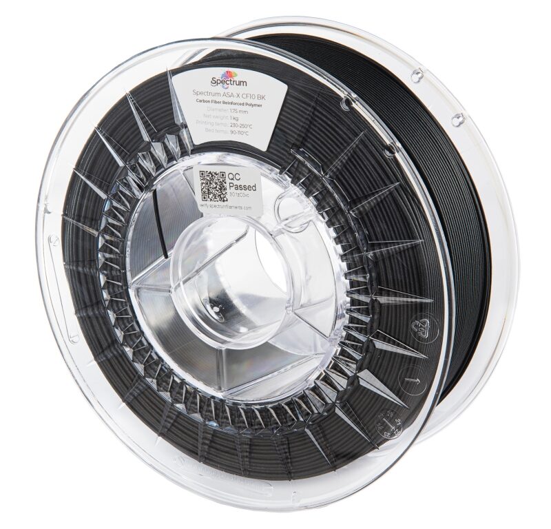 Filament Spectrum ASA-X CF10 1.75mm BK 1kg