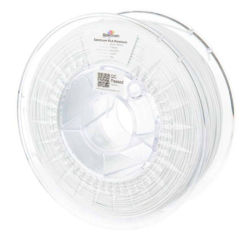 Filament Spectrum PLA Premium 1.75mm ARCTIC WHITE 1kg