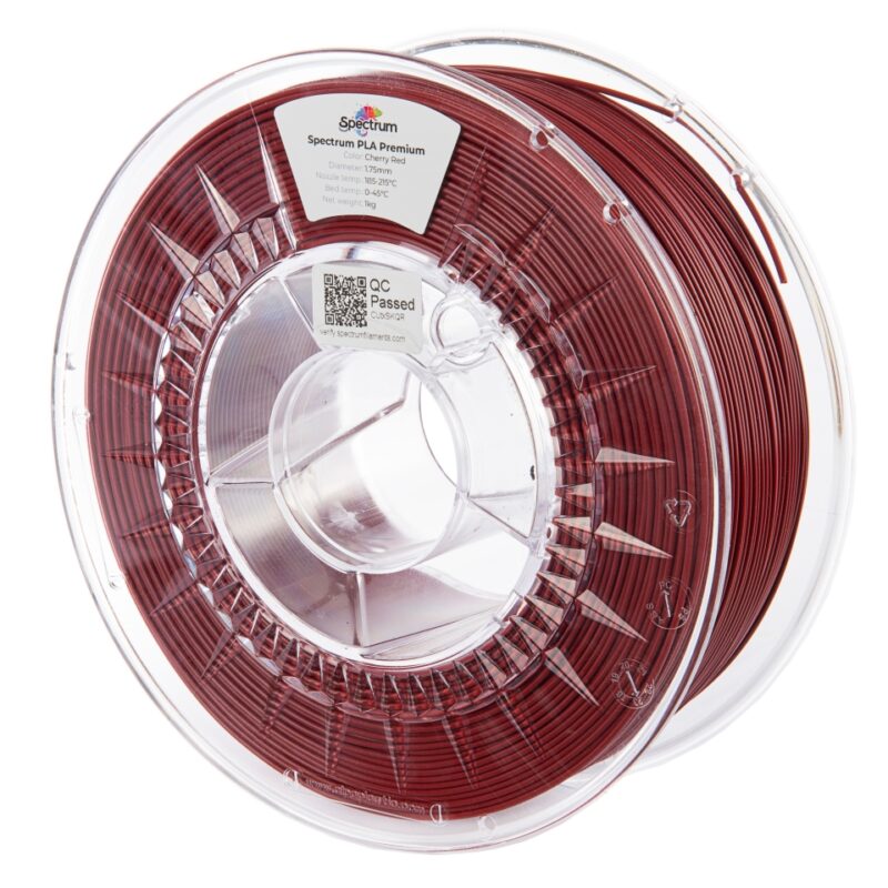 Filament Spectrum PLA Premium 1.75mm CHERRY RED 1kg