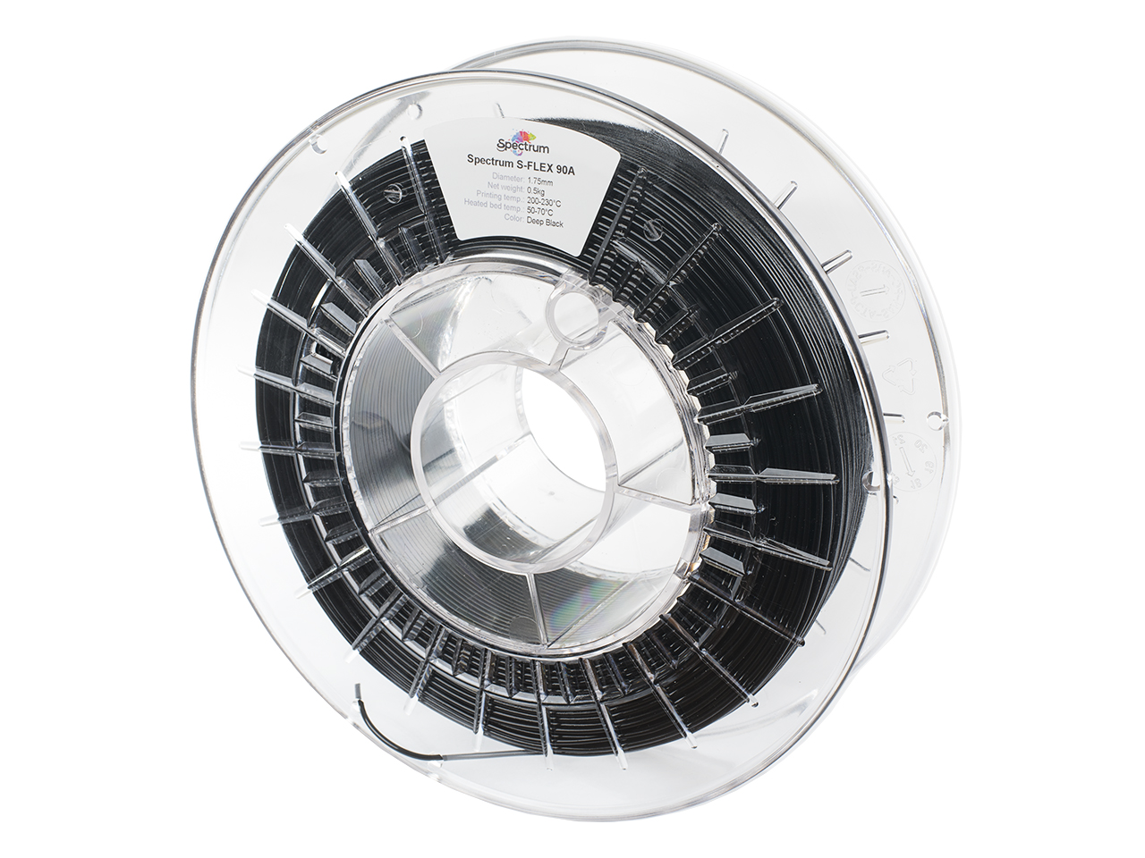 Filament Spectrum S-Flex 90A 1.75mm DEEP BLACK 0.5kg