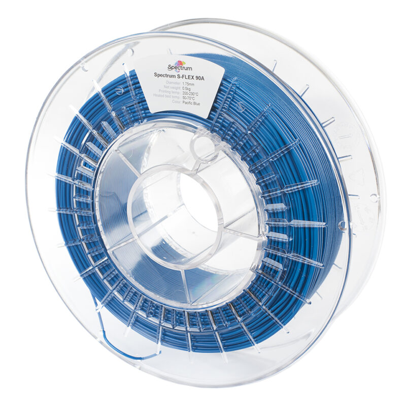 Filament Spectrum S-Flex 90A 1.75mm PACIFIC BLUE 0.5kg