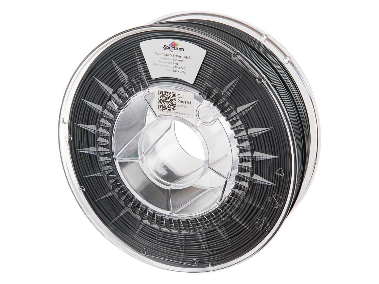 Filament Spectrum smart ABS 1.75mm DARK GREY 1kg